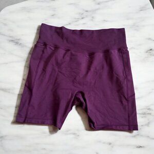 PINK VICTORIAS SECRET Purple Bike Active Shorts Size XL